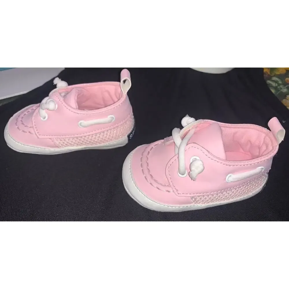 Pink baby Sperrys (6-9Months) NEW!